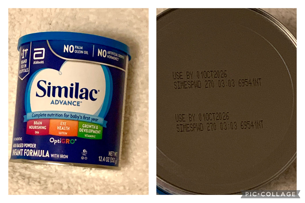 New Similac Advance Infant Formula Powder